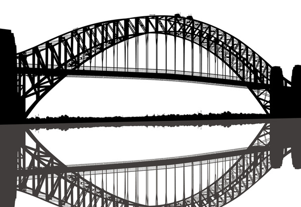Sydney Harbour Bridge - Vektor, kép