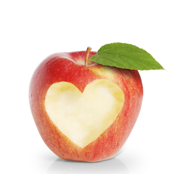 apple on white background - Photo, Image