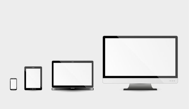 modern multimedia devices - Vector, Image