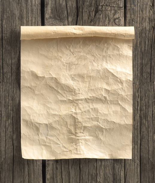 old paper on wood background - Photo, Image