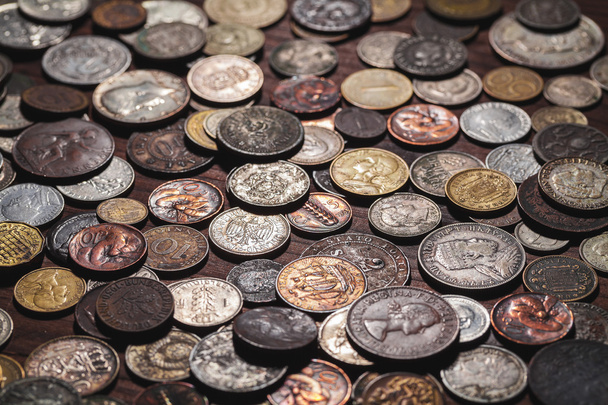 old coins background - Photo, Image