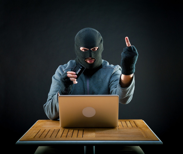Hacker at work - Foto, afbeelding