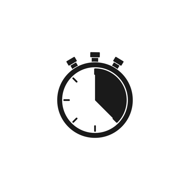icône de chronomètre, illustration vectorielle. style design plat, - Vecteur, image
