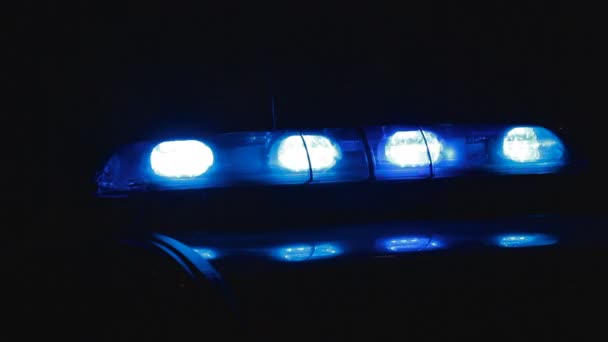Police Lights At Crime Scene - Footage, Video
