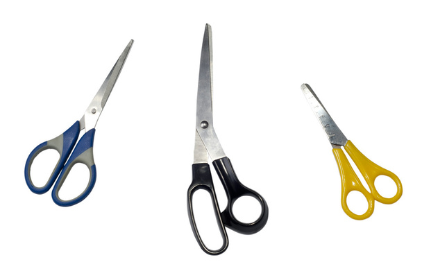 3 Different size of Scissors - Photo, Image