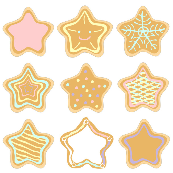 Gingerbread cookies vector - Vector, Image