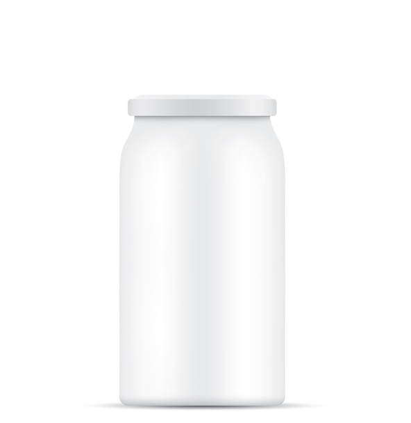 Empty glass jar - Vektor, obrázek