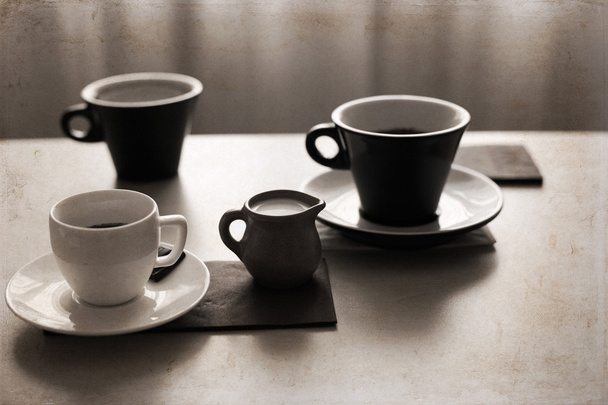 retro tarzı, kahve sanat, - Fotoğraf, Görsel