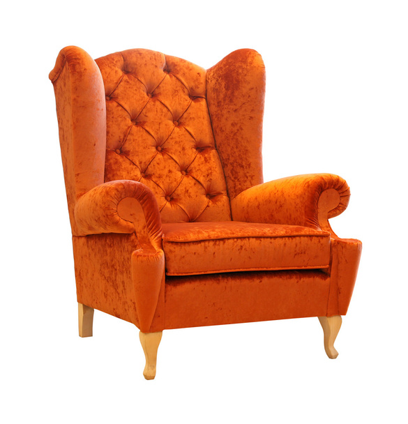 Orange armchair - Photo, image