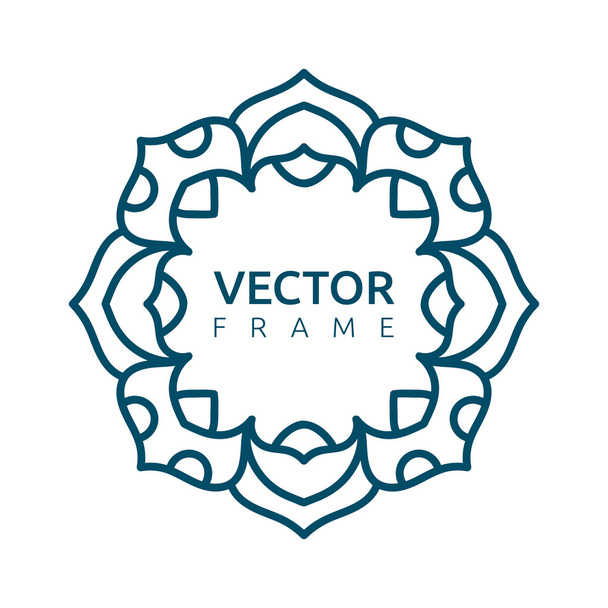 Vector monogram illustration - Vector, Imagen