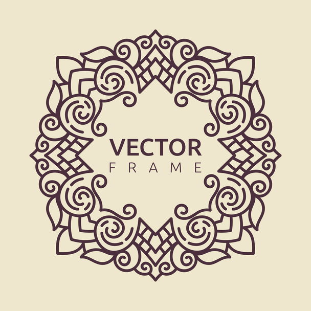 Vector monogram illustration - Vecteur, image