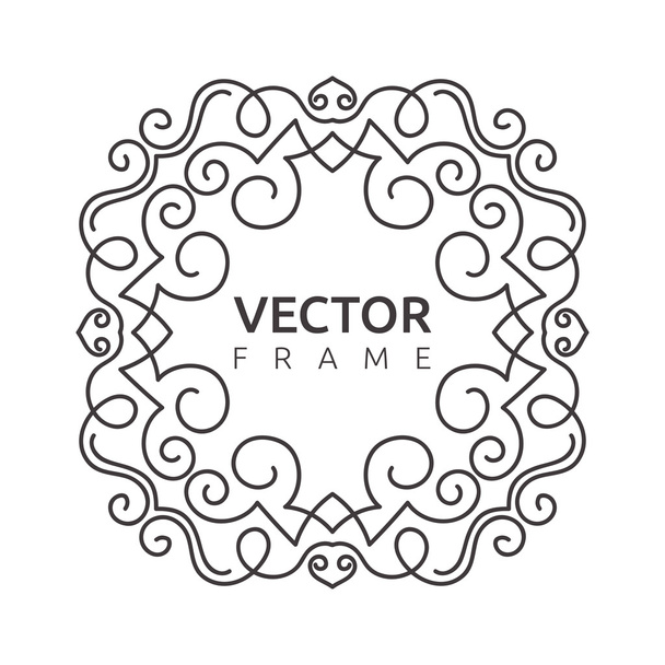 Vector monogram illustration - Вектор,изображение