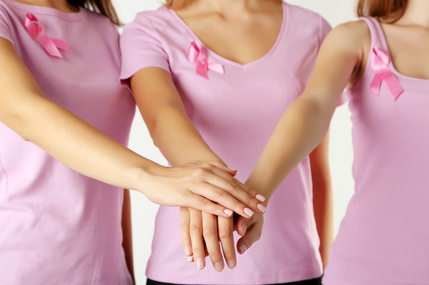 Women united with breast cancer  - Фото, зображення