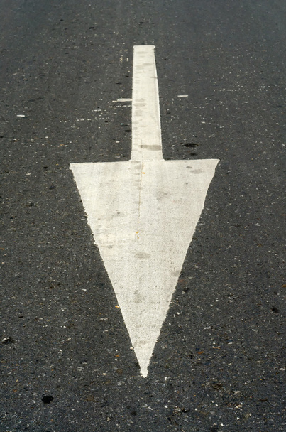 White arrow - Foto, afbeelding