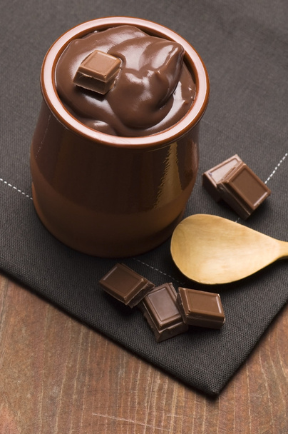 domowy budyń czekoladowy - Zdjęcie, obraz