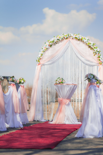 Ceremonia de boda al aire libre
 - Foto, imagen