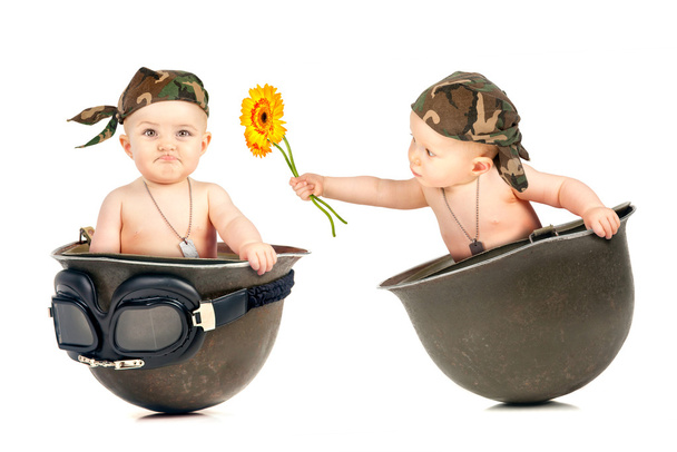 Baby Flower Power Konzept - Foto, Bild