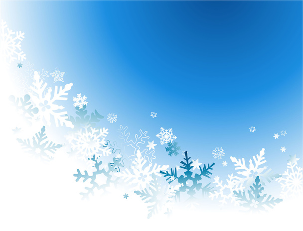 Abstrakter Hintergrund im Winter - Vektor, Bild