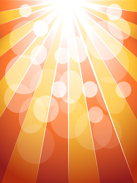 Hot summer sun - Vector, Image