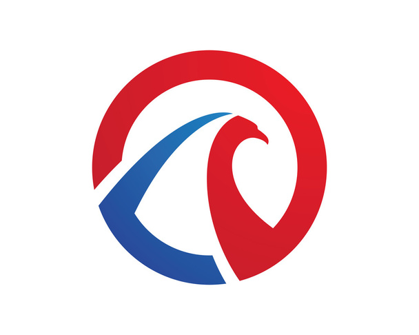 Falcon Logo plantilla
 - Vector, imagen