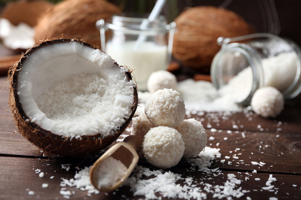 Spa coconut products - Foto, imagen