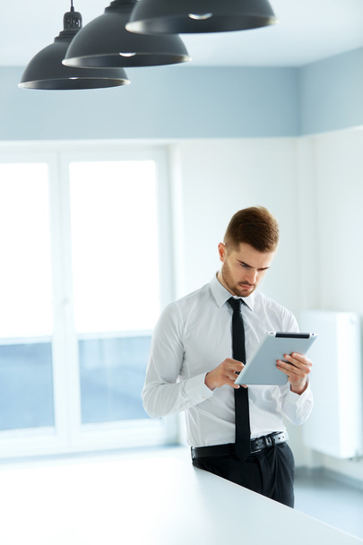 Business Man Holding a Tablet Computer. - Photo, image