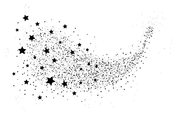 Glittering star dust circle - Vector, Image