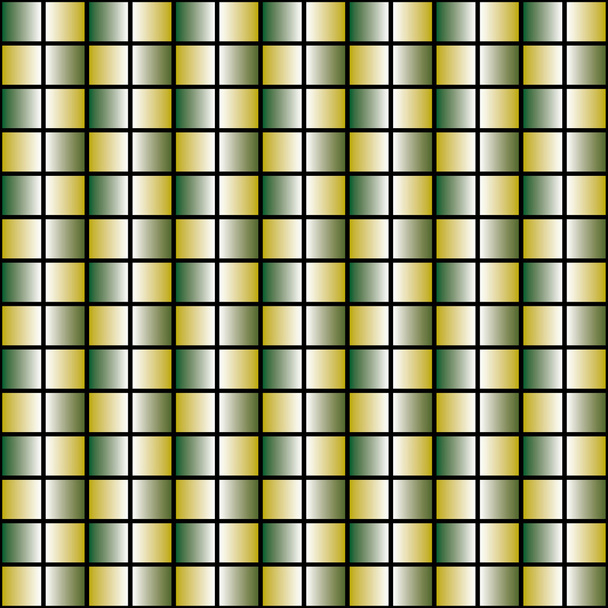 abstraktes Muster mit hellen und dunkelgrünen Quadraten Pixeleffekt - Vektor, Bild