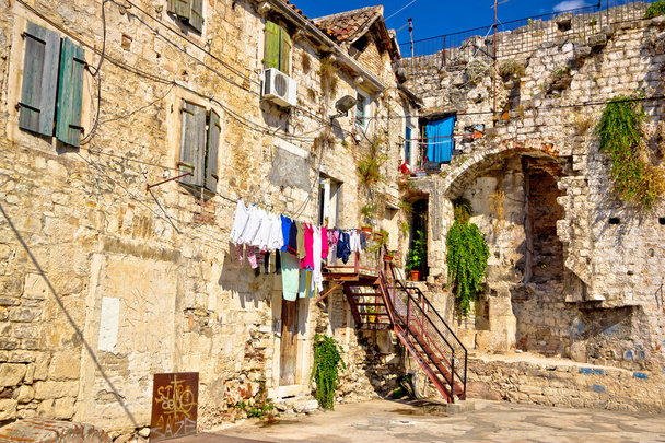 Historic old streets of Split center - Foto, Imagem