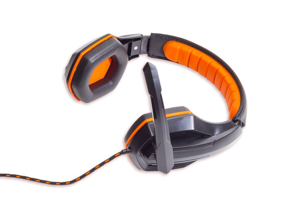Headset on a light background - Foto, afbeelding