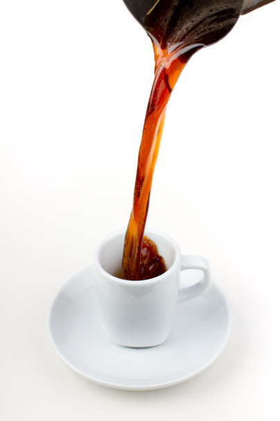 Espresso csésze, süti - Fotó, kép