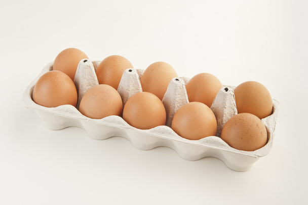 Brown eggs - Fotoğraf, Görsel