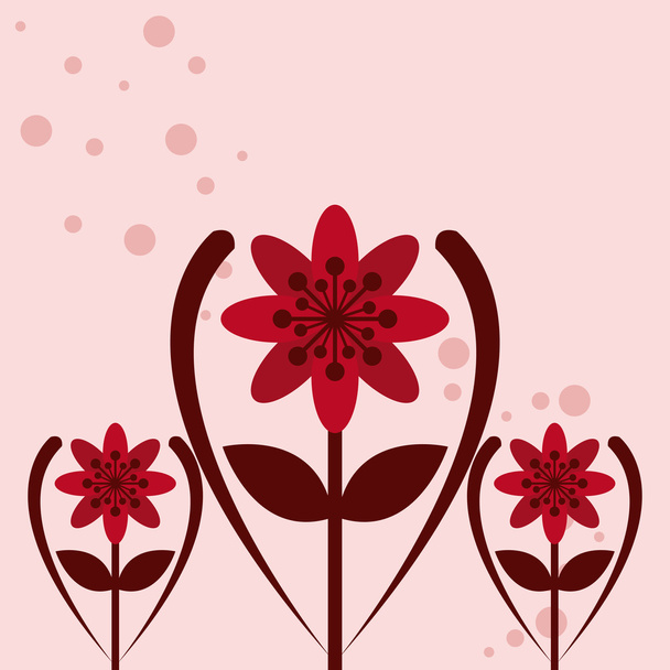 Flower of garden design - Vector, Image