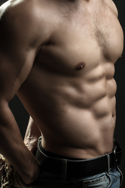 Muscular male torso - Zdjęcie, obraz