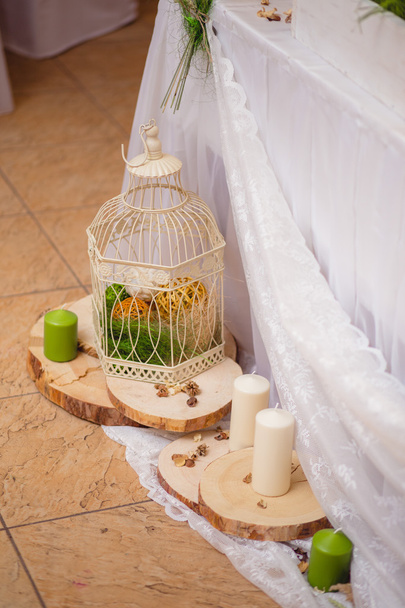 ślubna dekoracja stołu - Zdjęcie, obraz