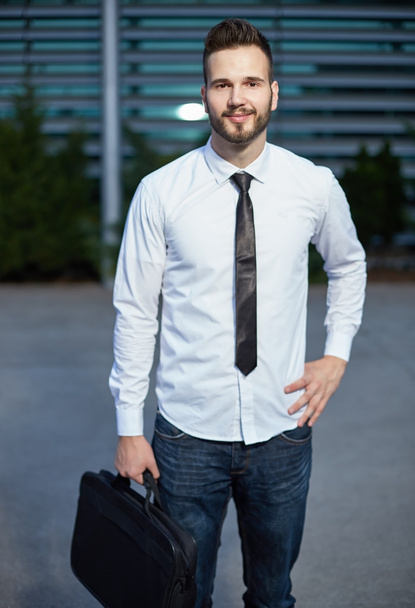 Friendly and smiling businessman - Foto, immagini