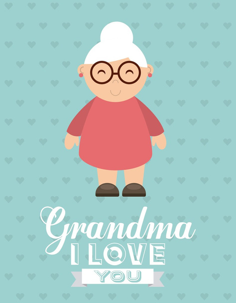 szczęśliwy dzień dziadków - Wektor, obraz