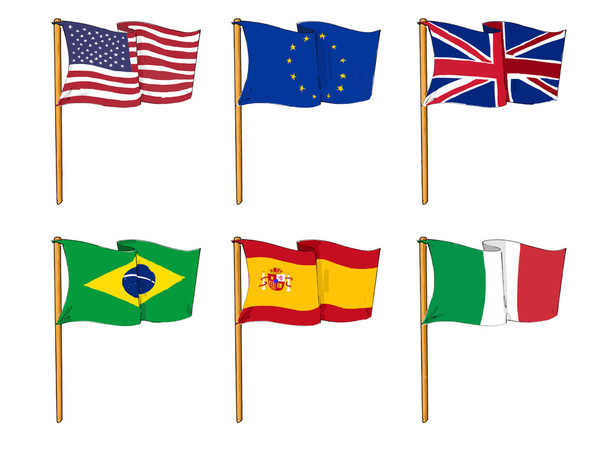 Flags of the world - Photo, Image