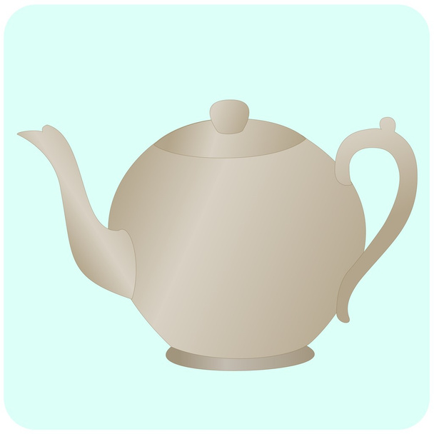 ілюстрація чайник
 - Вектор, зображення