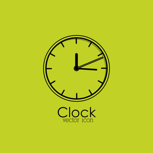 clock isolated icon design - Wektor, obraz