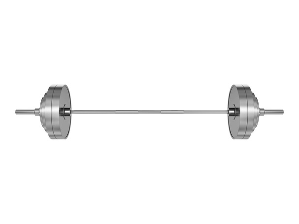 Sport metalen barbell - Foto, afbeelding