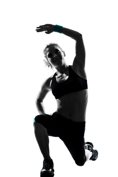 Woman workout fitness posture - Fotoğraf, Görsel