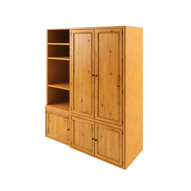 wooden Cabinet with vintage effect - Photo, Image