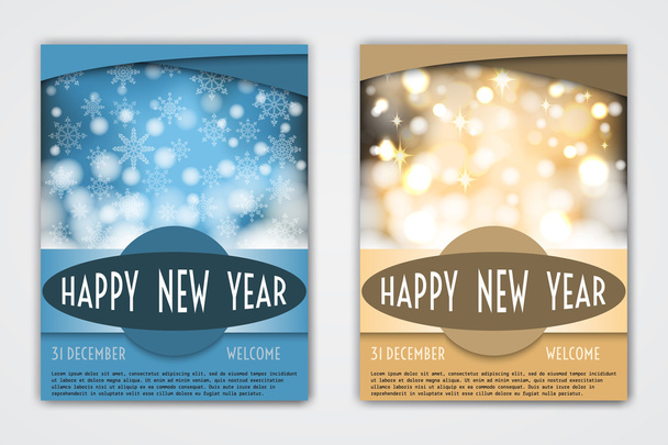 Templates with Holiday Backgrounds. - Vector, Image
