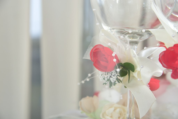Lunettes de mariage décorées
 - Photo, image