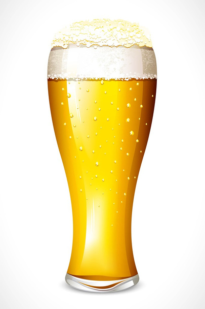Beer Glass - Wektor, obraz