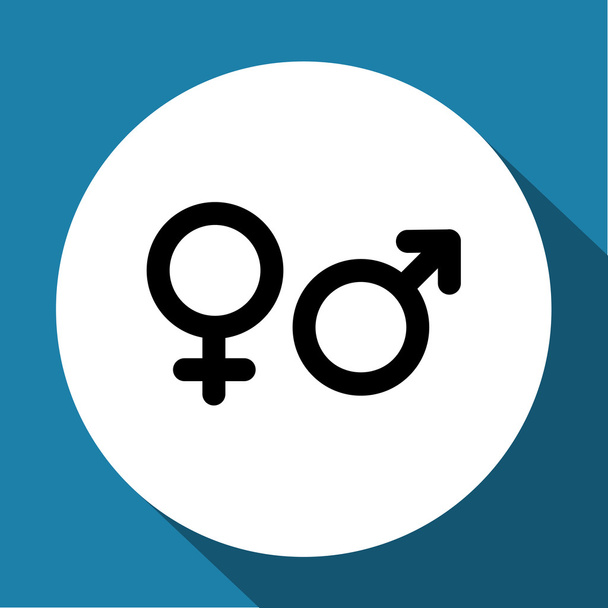 Simboli sessuali icona vettoriale
 - Vettoriali, immagini
