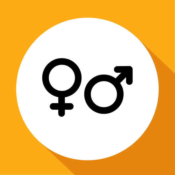 Simboli sessuali icona vettoriale
 - Vettoriali, immagini