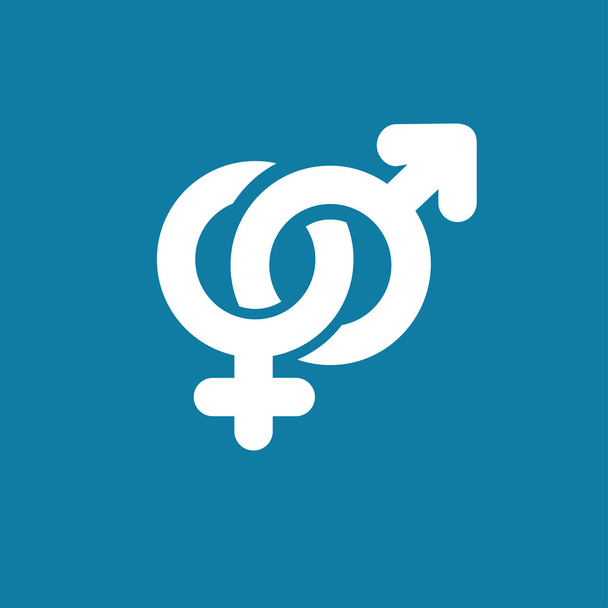 Szexuális szimbólumok Vector Icon - Vektor, kép