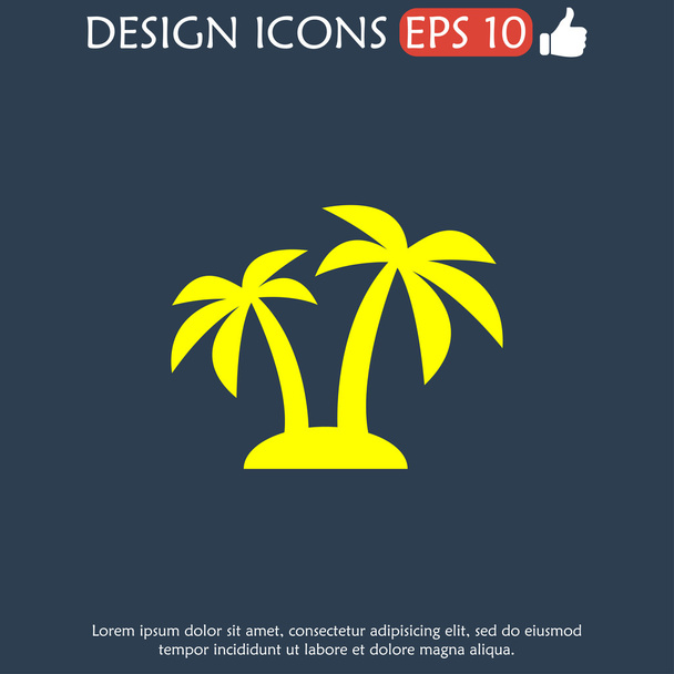 Palm ikonra. Vektor Eps 10 - Vektor, kép